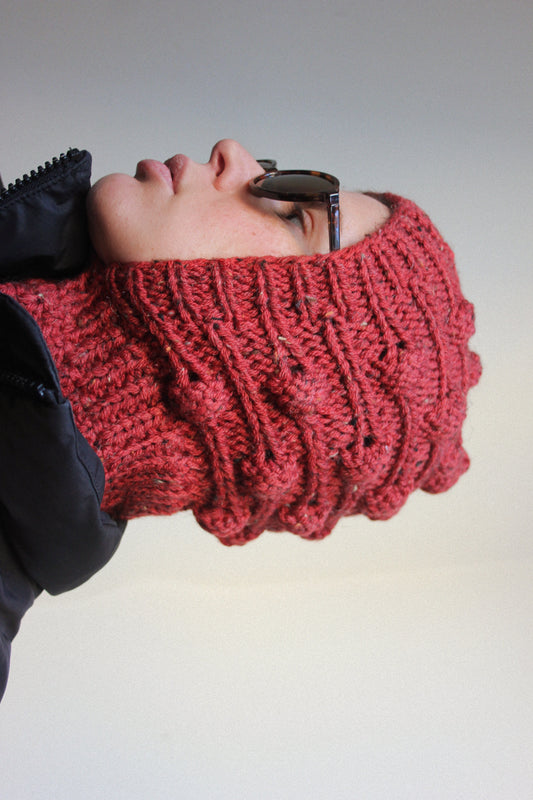 Tweed Brick Brains Woolen Balaclava