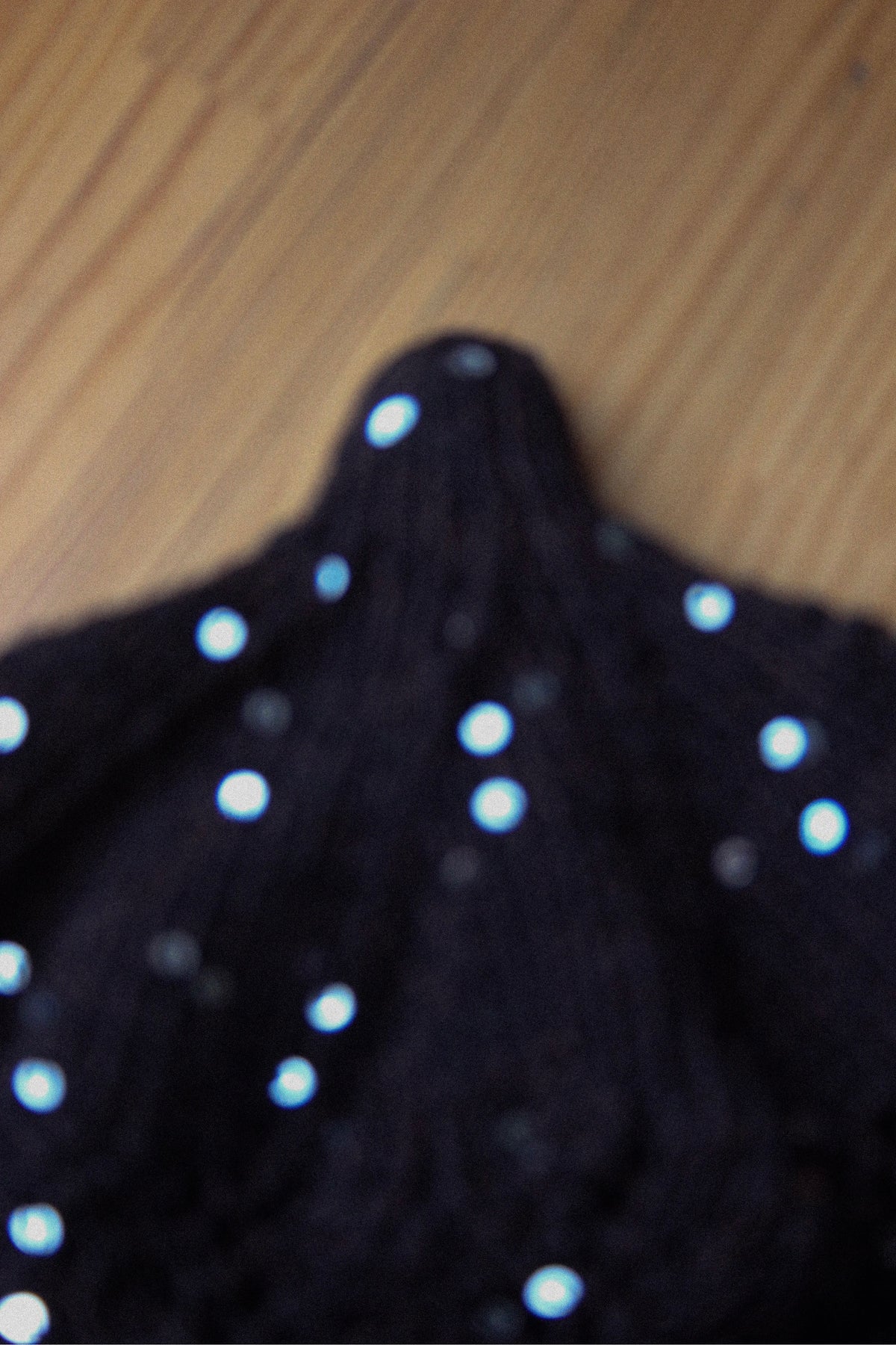 Sparkle Teletubby Hat in Black & Brown Mélange