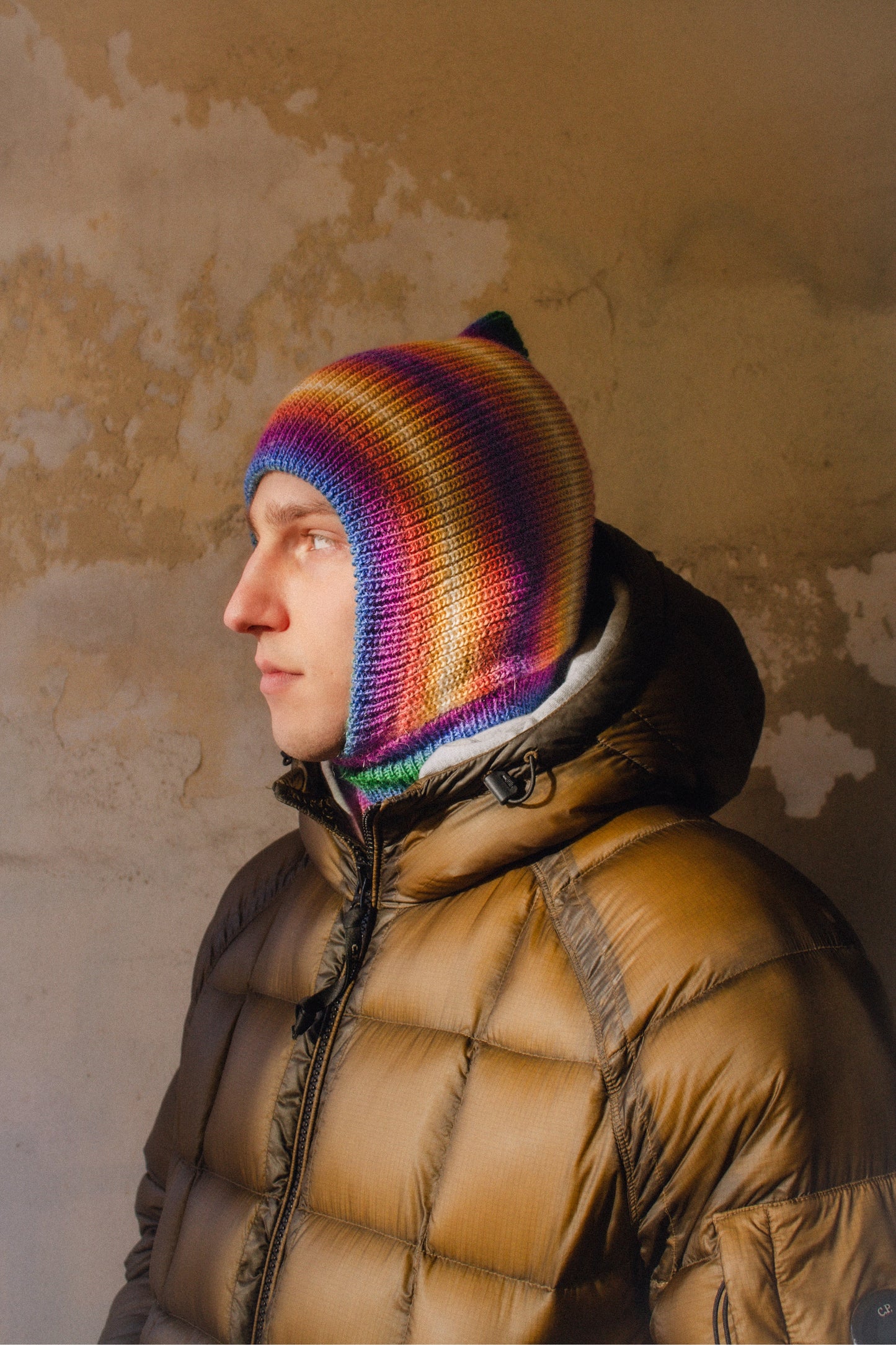 Random Spectrum Mohair Balaclava