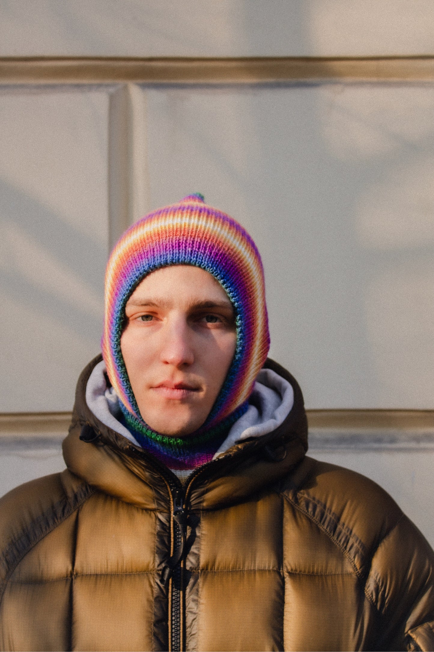 Random Spectrum Mohair Balaclava