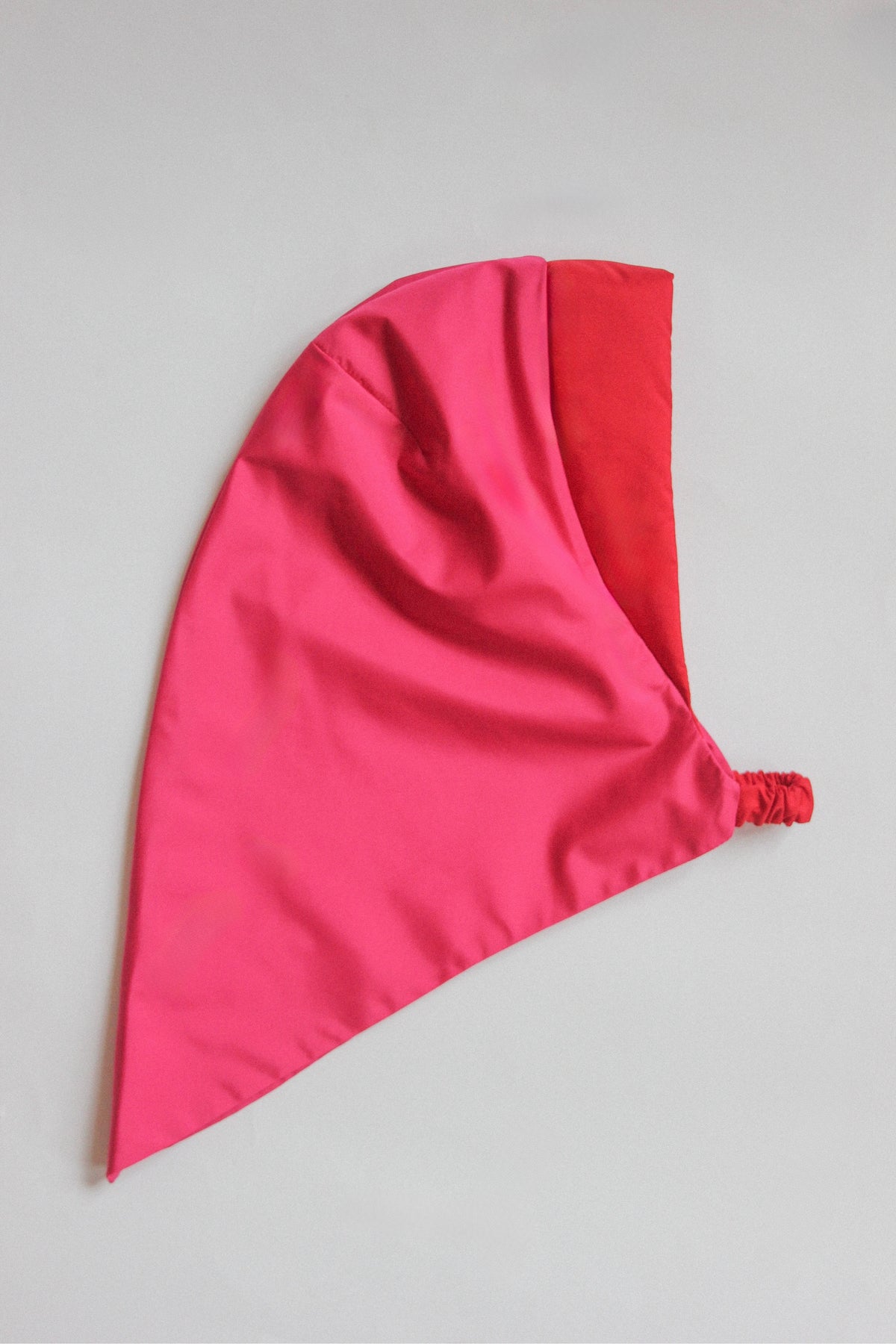 Rain Headscarf in Red & Hot Pink