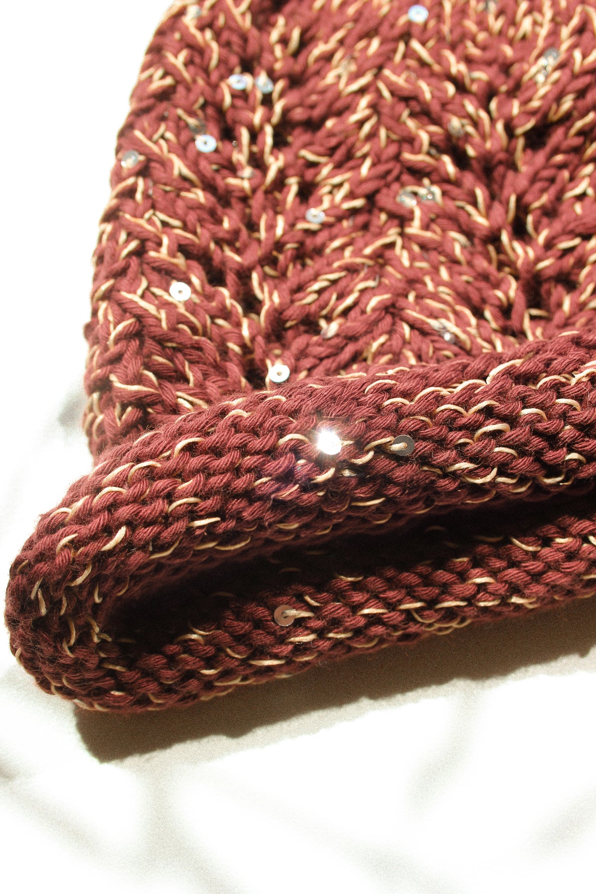 Sparkle Teletubby Hat in Brown Mélange