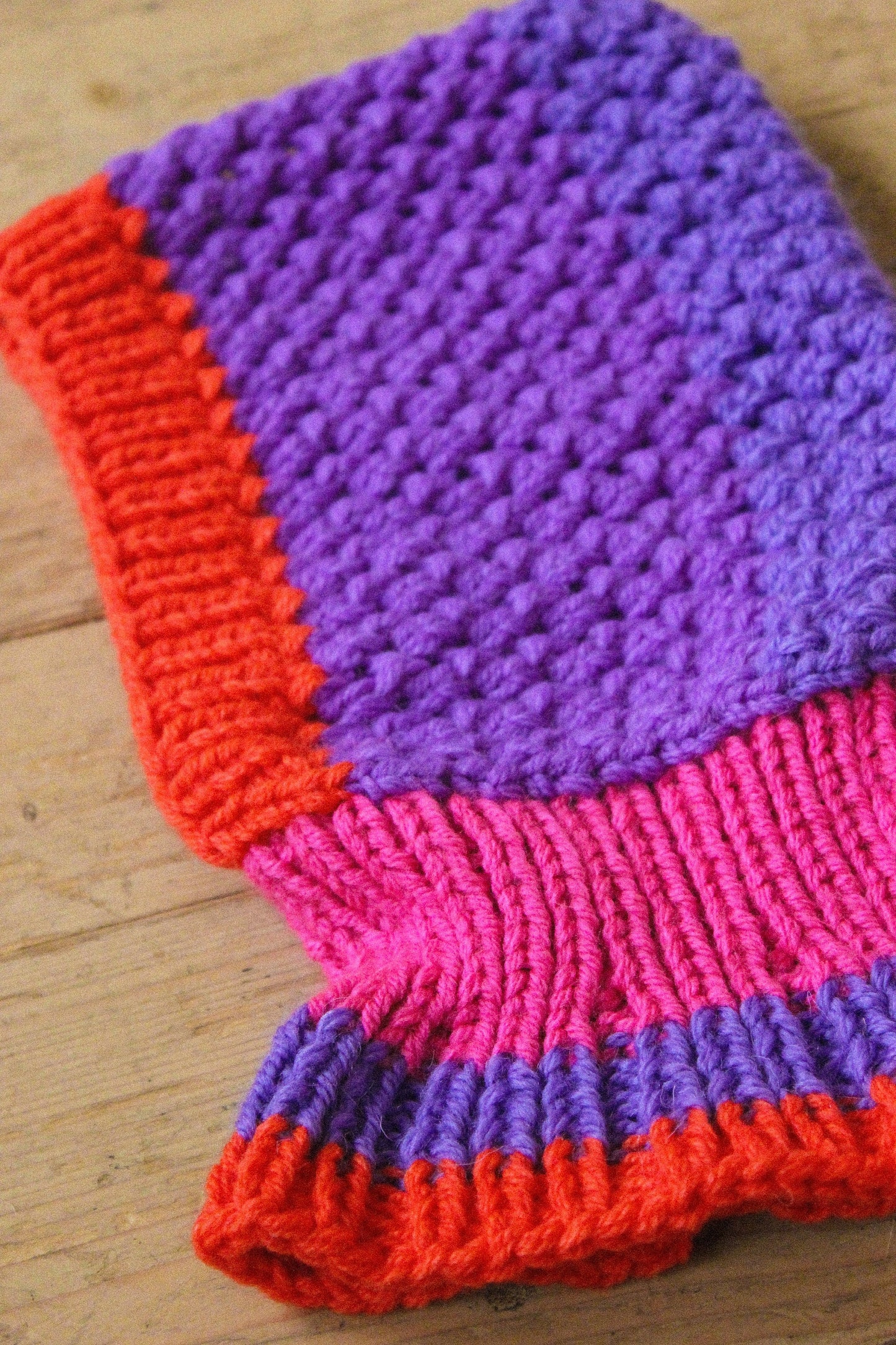 Multicolored Demi - season balaclava hat,mango socky balaclava knit beanie,knit helmet,knit hat,crochet balaclava