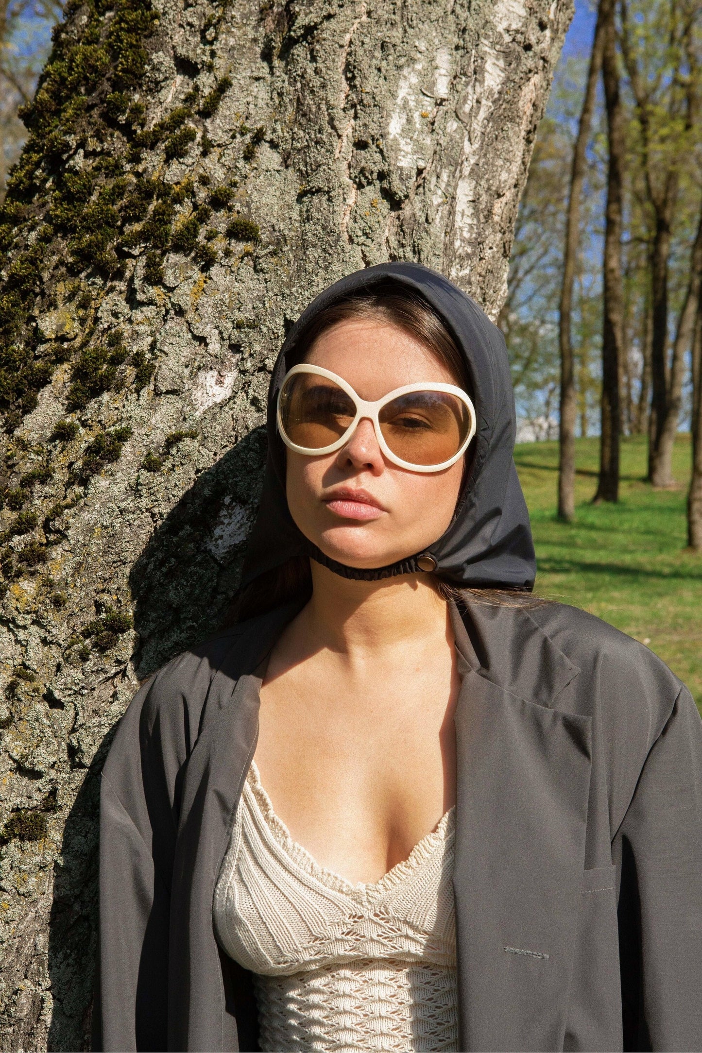 Rain Headscarf in Black