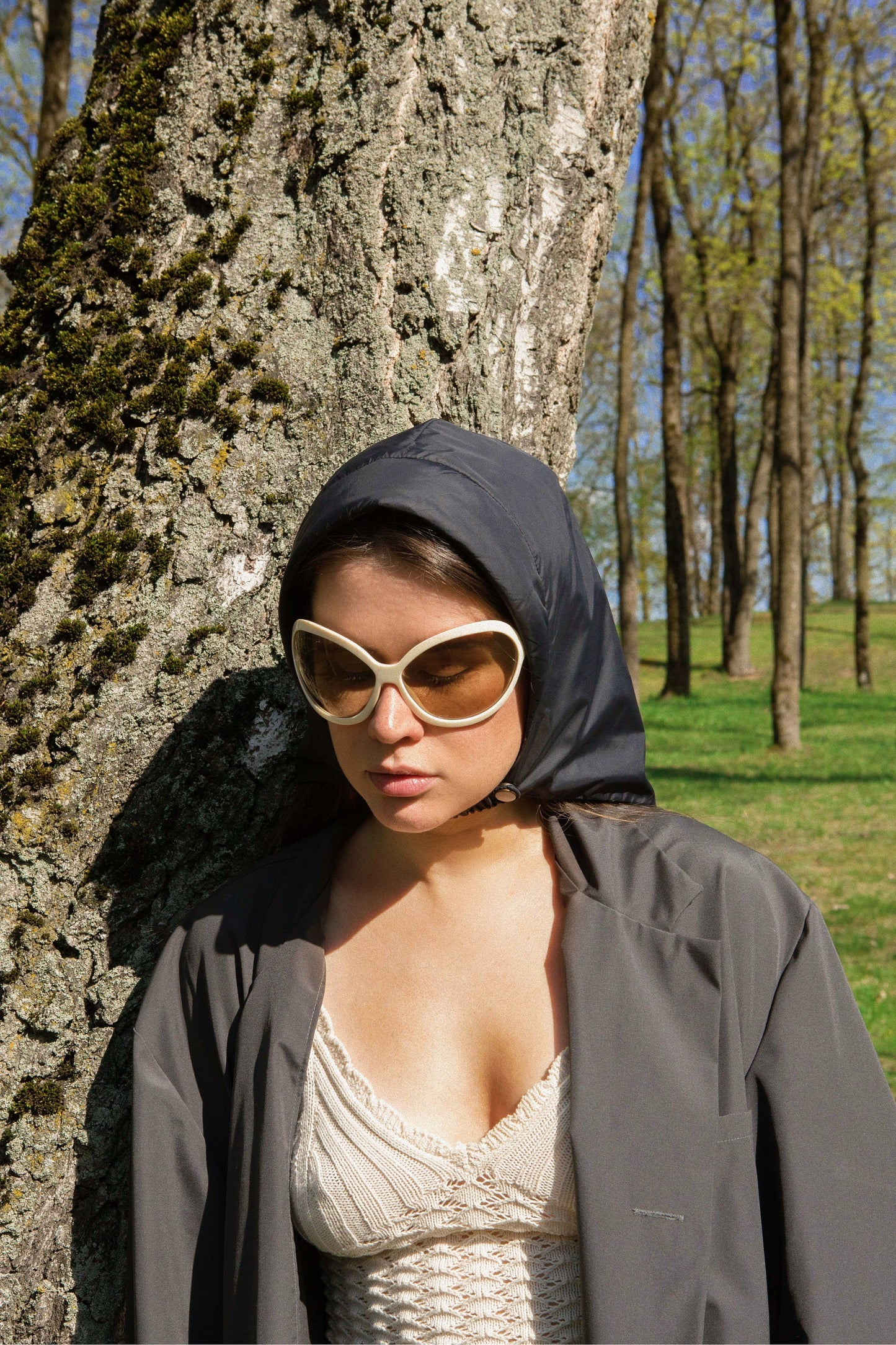 Rain Headscarf in Black