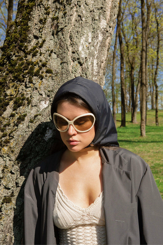 Rain Headscarf in Black