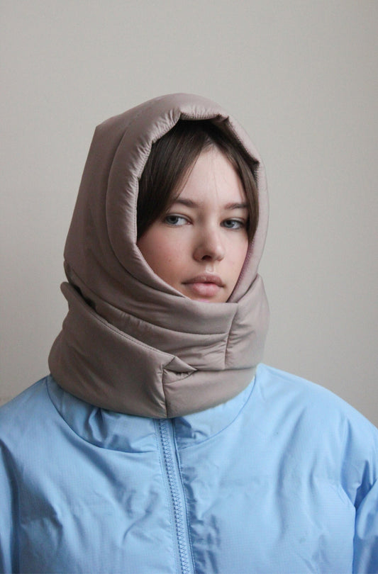 Pillow Headscarf - Balaclava in Beige