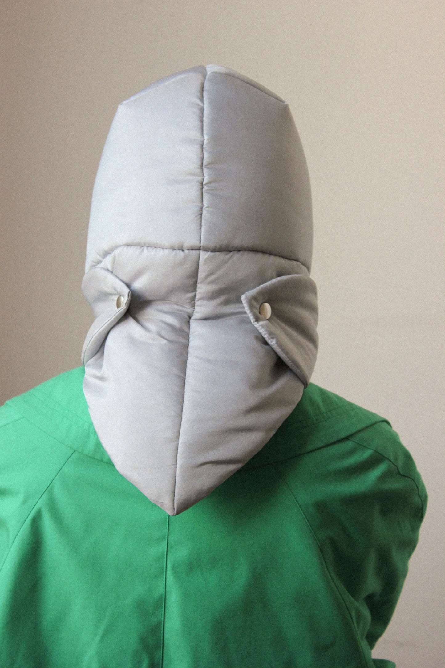 Pillow Headscarf - Balaclava in Light Gray