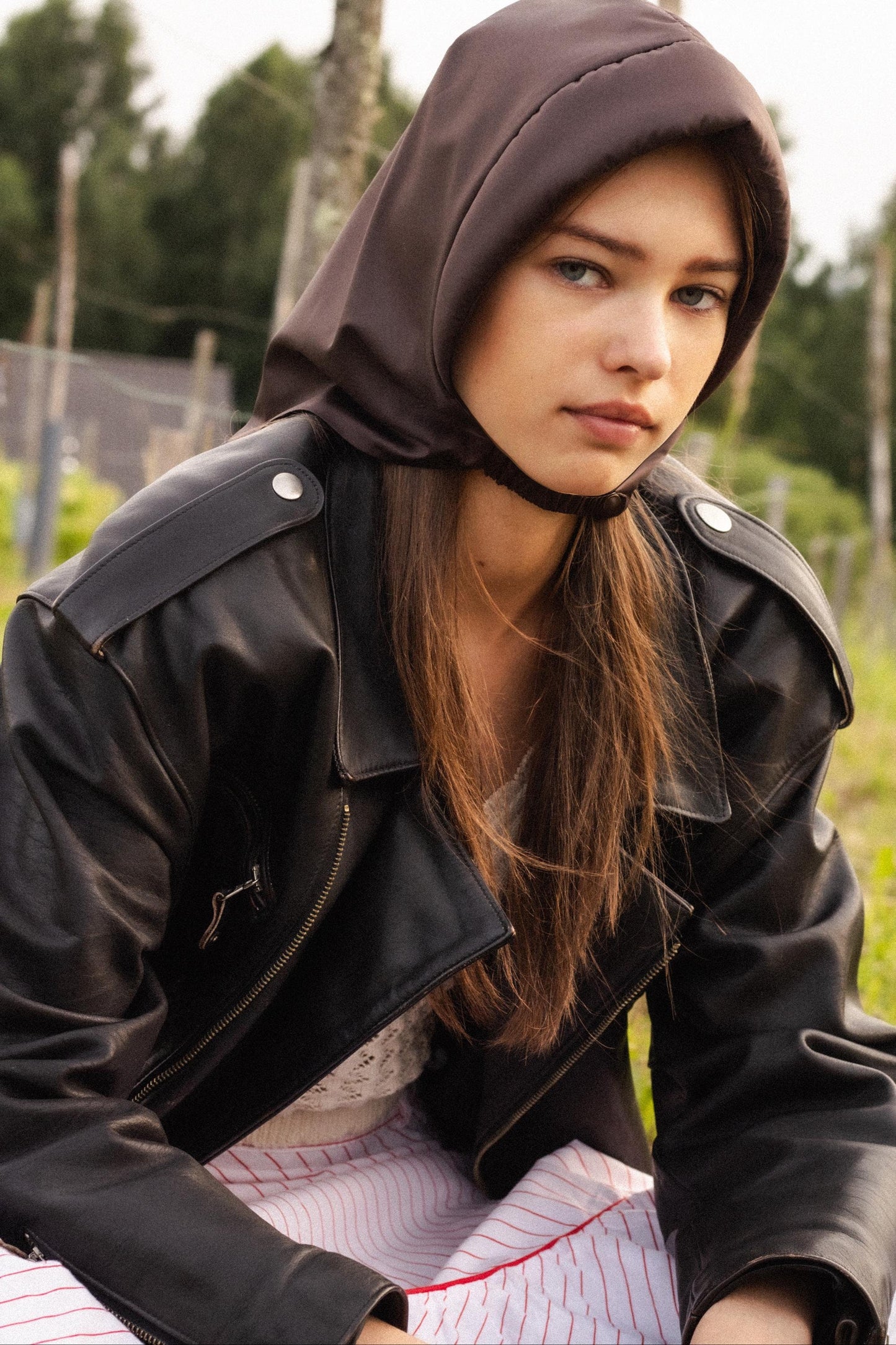 Rain Headscarf in Brown