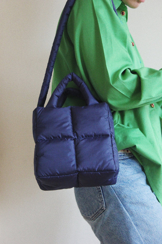 Mini Pillow Puffer Essential bag in Navy