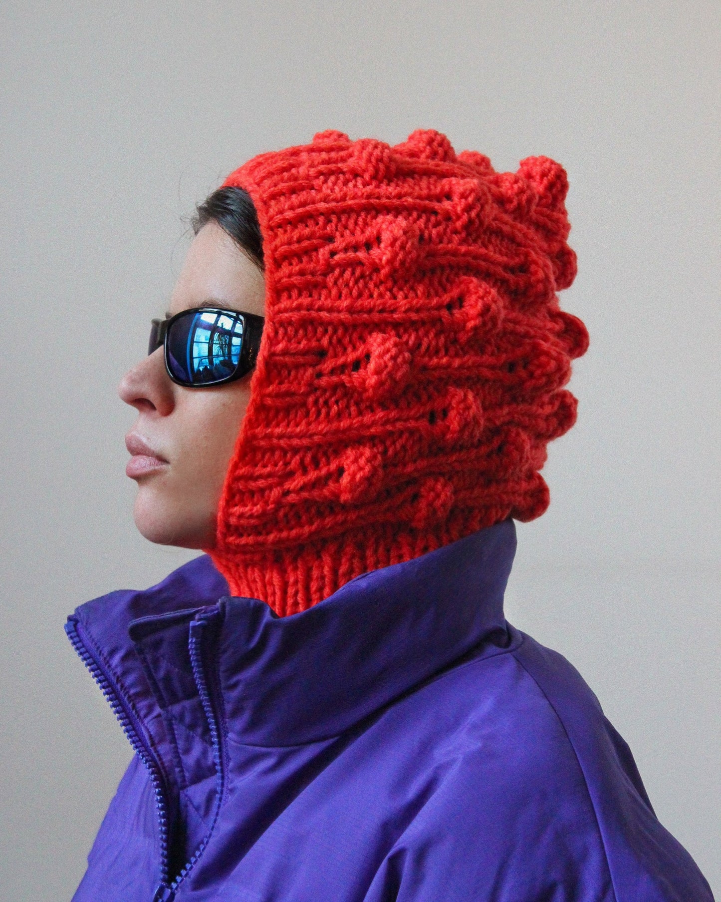 Mandarin  Brains Woolen Balaclava