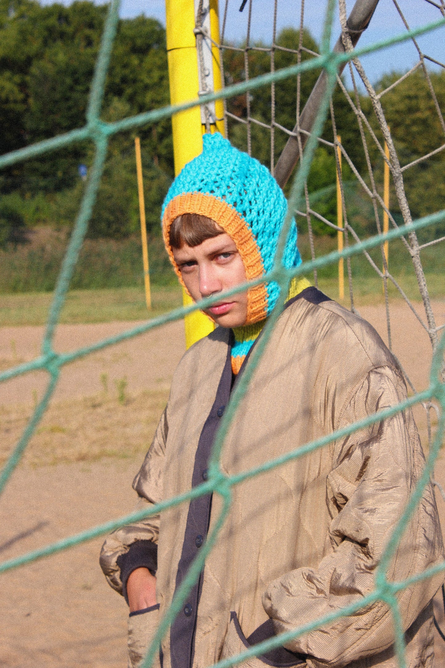 Multicolored Demi - season balaclava hat,mango socky balaclava knit beanie,knit helmet,knit hat,crochet balaclava