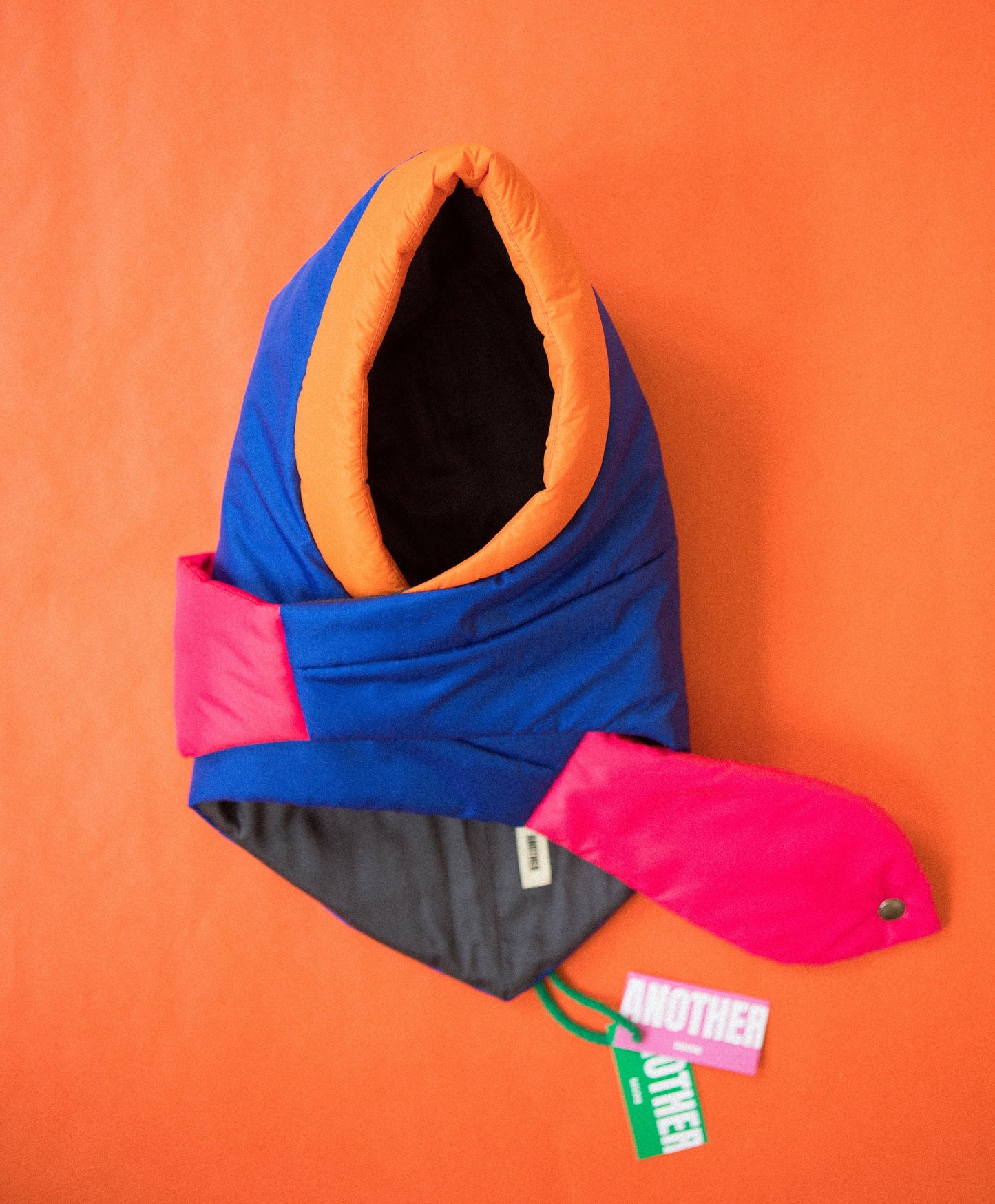 Pillow Headscarf - Balaclava in Multi Blue