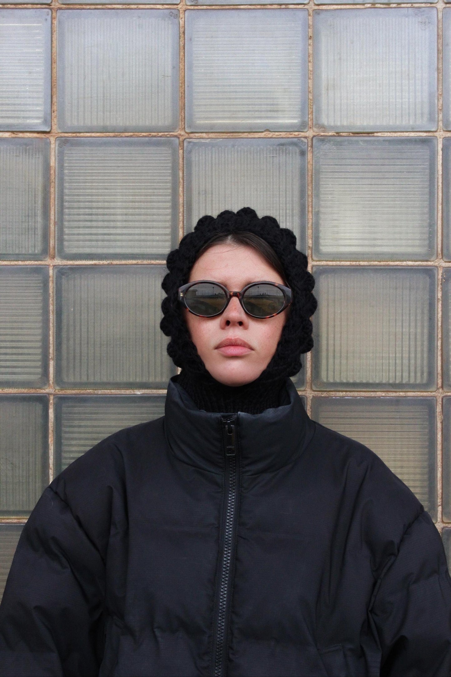 Black Brains Woolen Balaclava