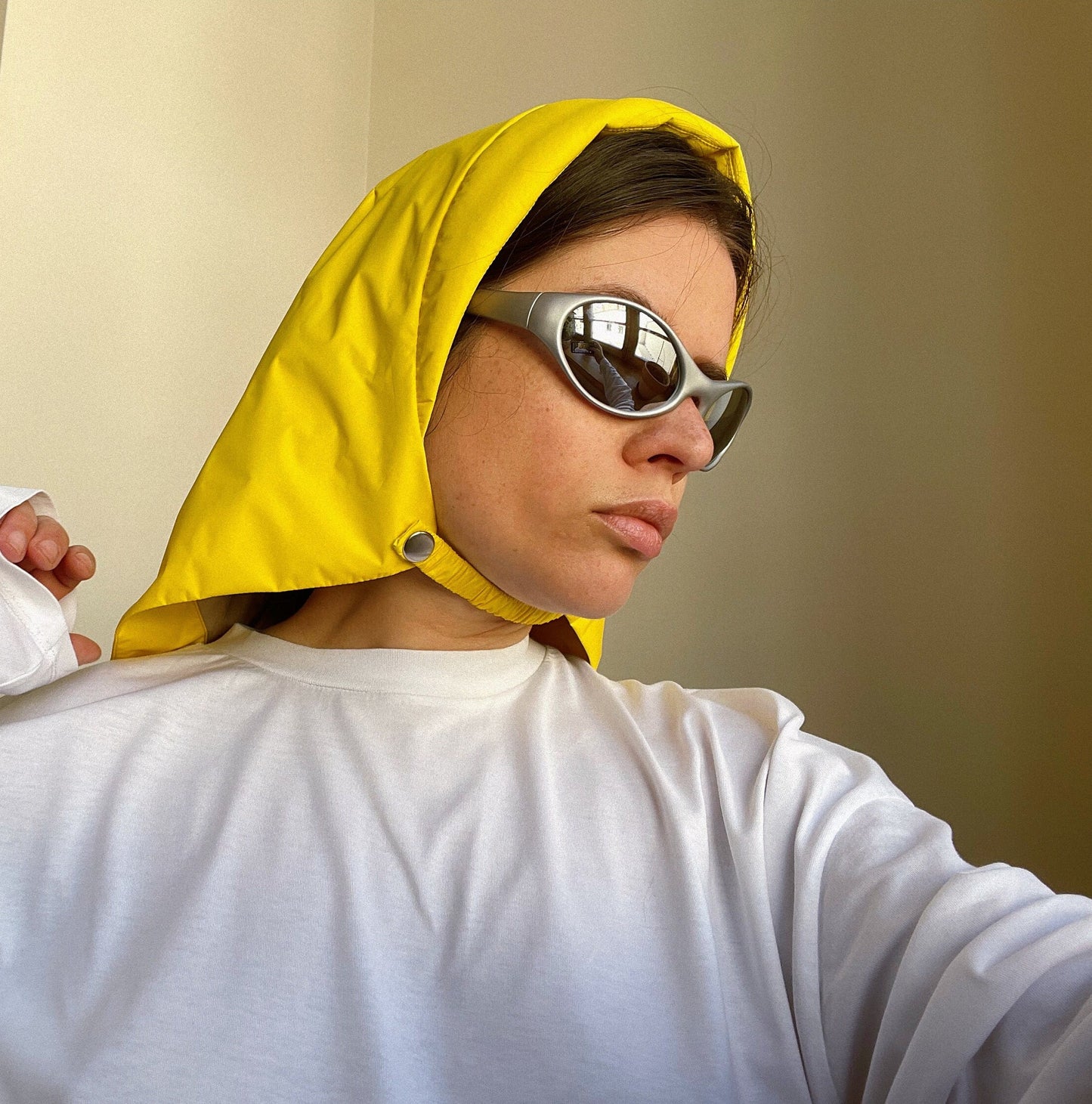 Rain Headscarf in Yellow