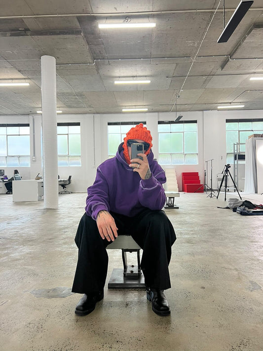 Mandarin  Brains Woolen Balaclava