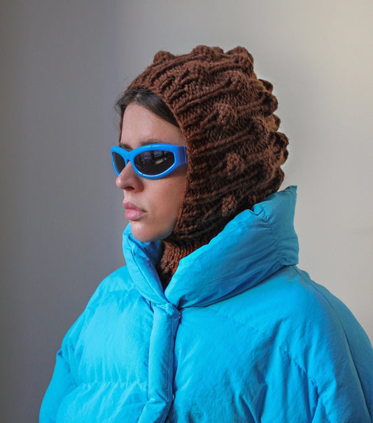 Brown Brains Woolen Balaclava