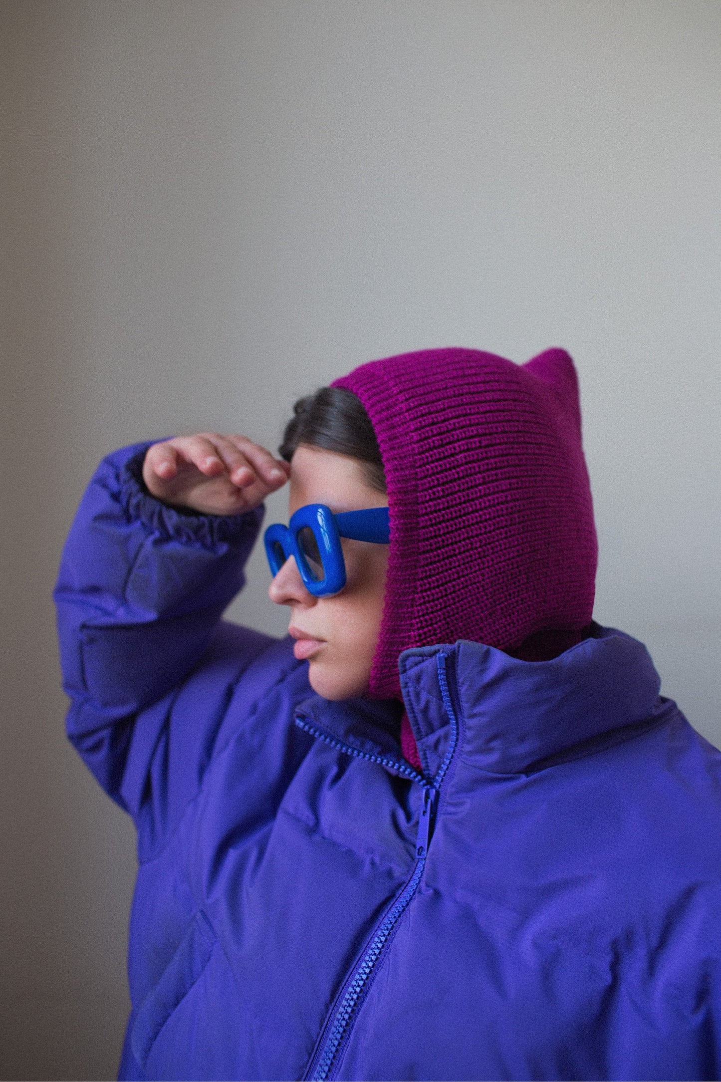 Woolen merino wool balaclava hat.Double layer balaclava hat with merino wool lining,knit beanie,knit balaclava,knit hat,balaclava crochet