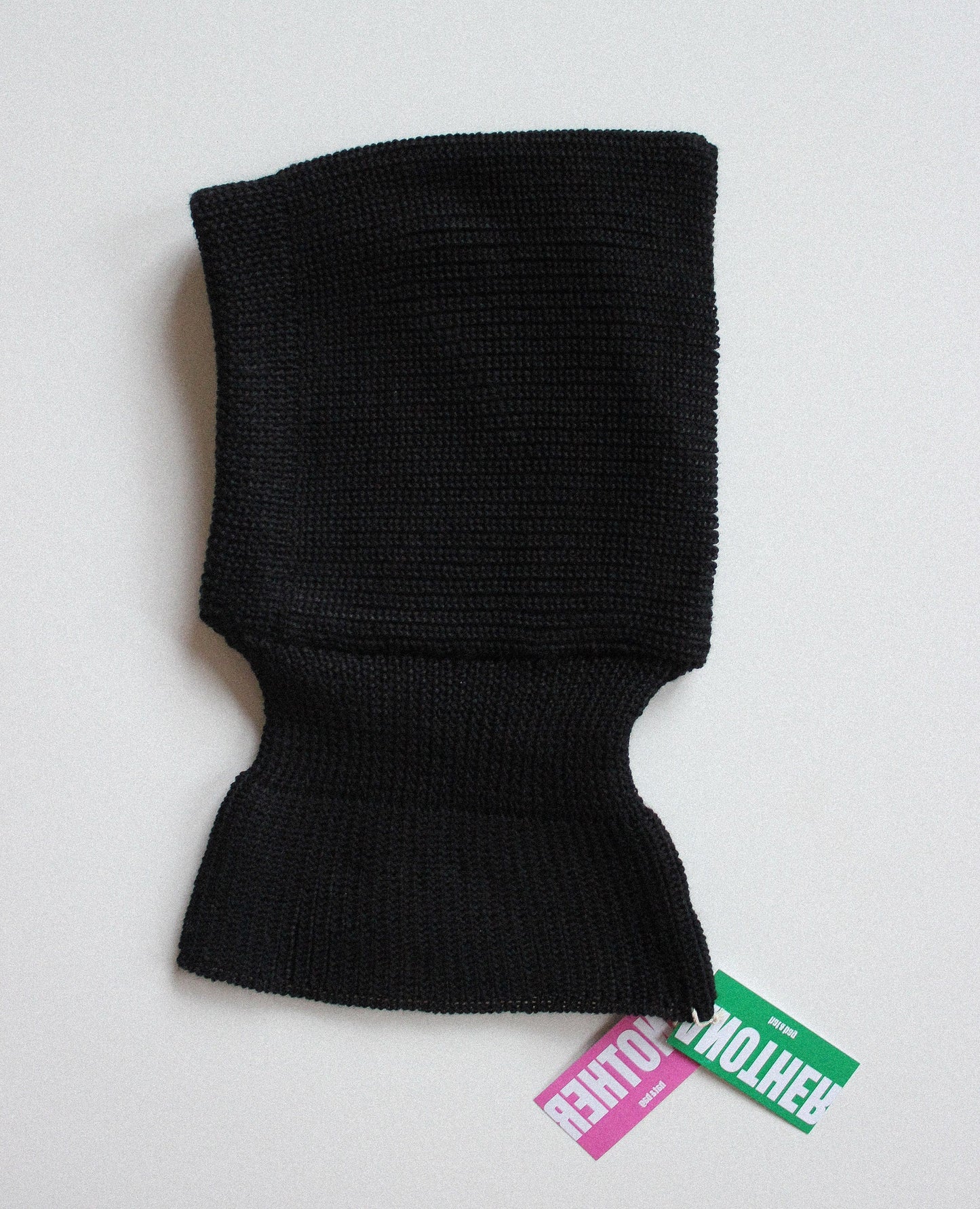Merino Wool Balaclava in Black