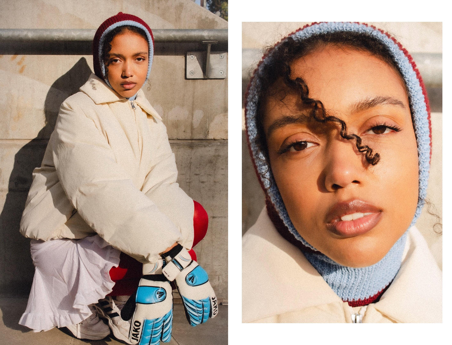 Balaclava Woolen hat in Burgundy and Baby Blue,mango socky balaclava knit beanie,knit helmet,knit hat,crochet balaclava, knitted hood