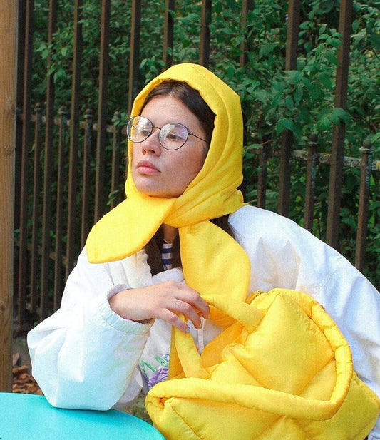 Pillow Headscarf - Balaclava in Yellow