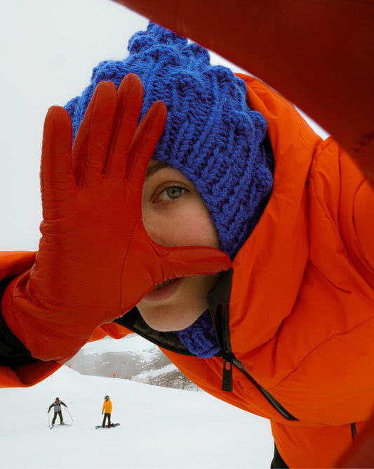 Blue Brains Woolen Balaclava