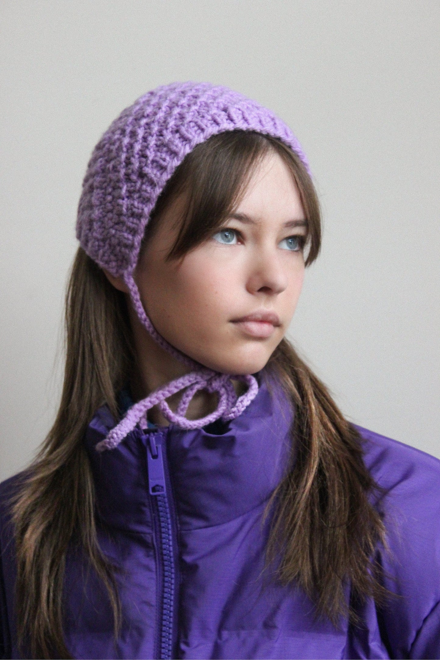 Demi - Season Bonnet Headband in Lilac