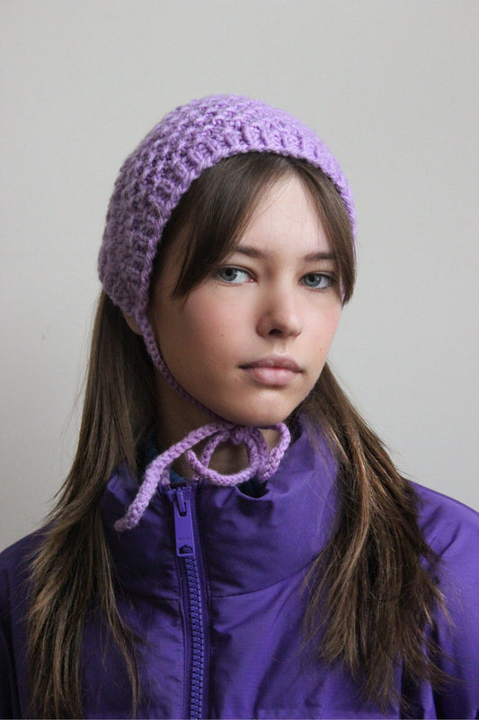 Demi - Season Bonnet Headband in Lilac