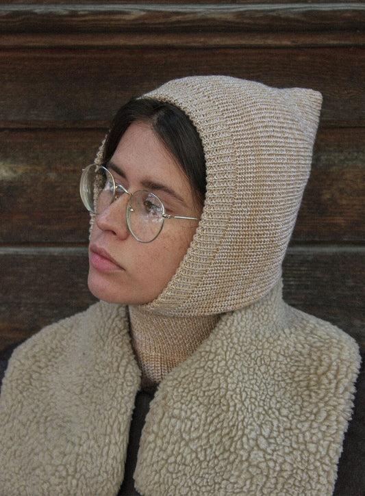 Woolen merino wool balaclava hat.Double layer balaclava hat with merino wool lining,knit beanie,knit balaclava,knit hat,balaclava crochet