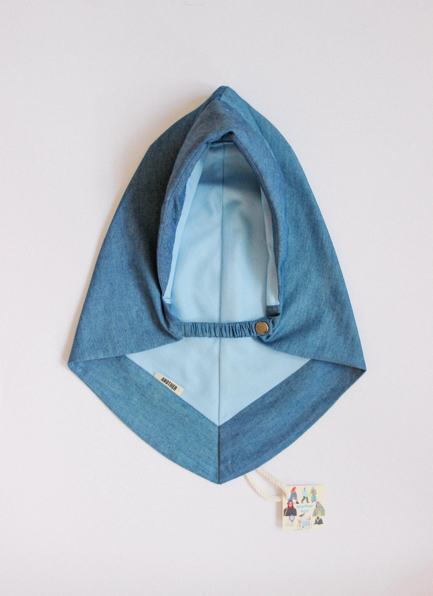 Rain Denim Headscarf