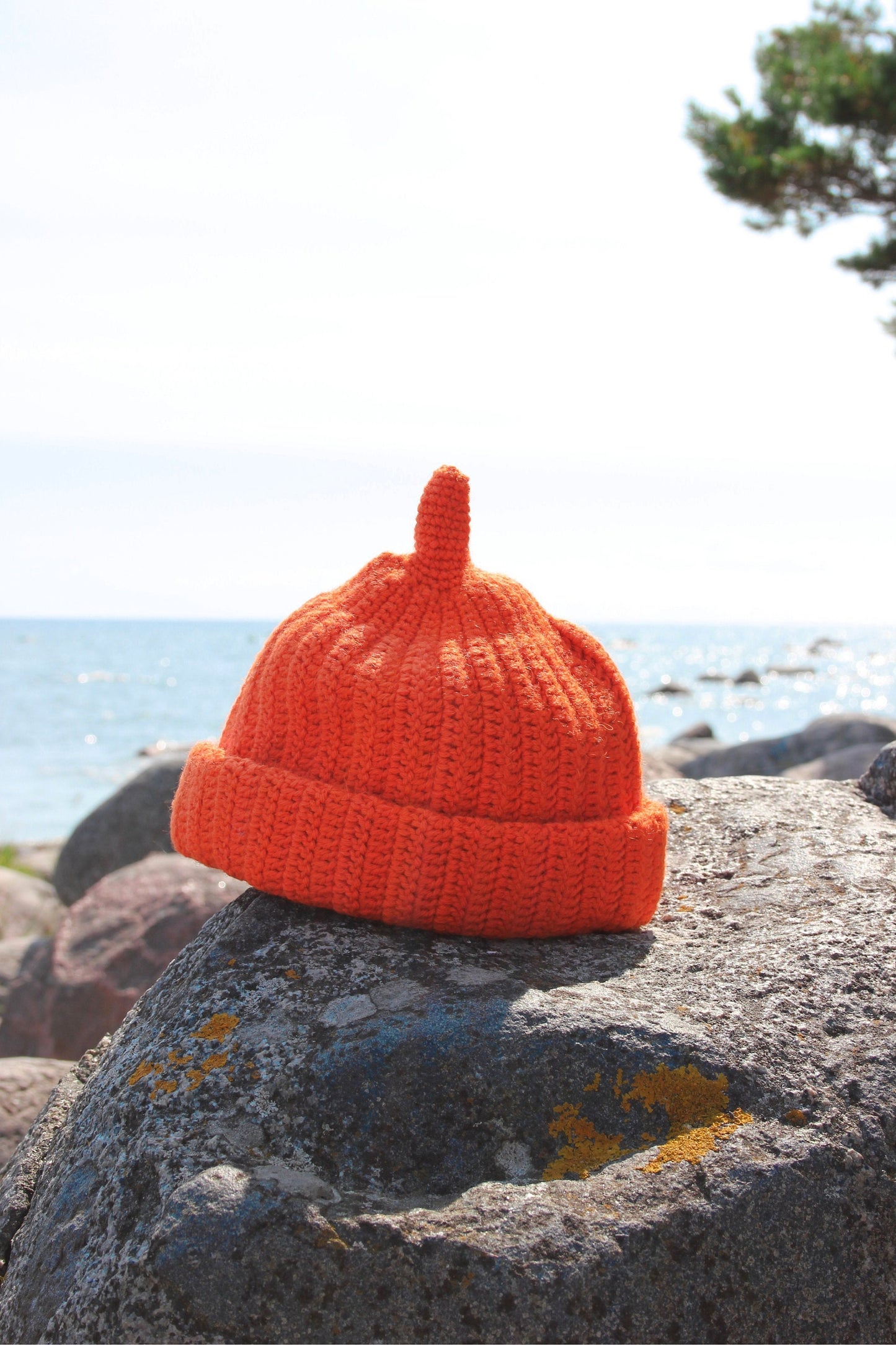 Teletubby Crochet hat in Orange