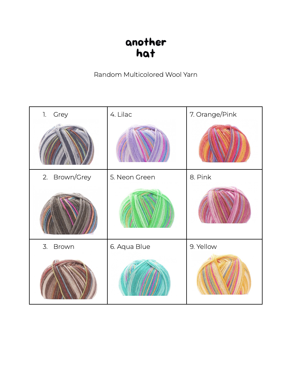 Random Multicolor Striped beanie in Grey